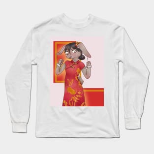 Year Of The Rabbit Art Print And Others Long Sleeve T-Shirt